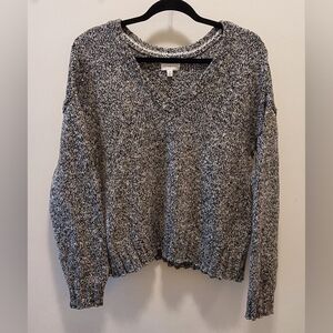 Lucky Brand Monochrome V-Neck Sweater